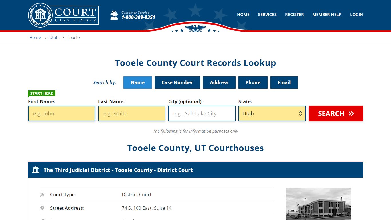 Tooele County Court Records | UT Case Lookup